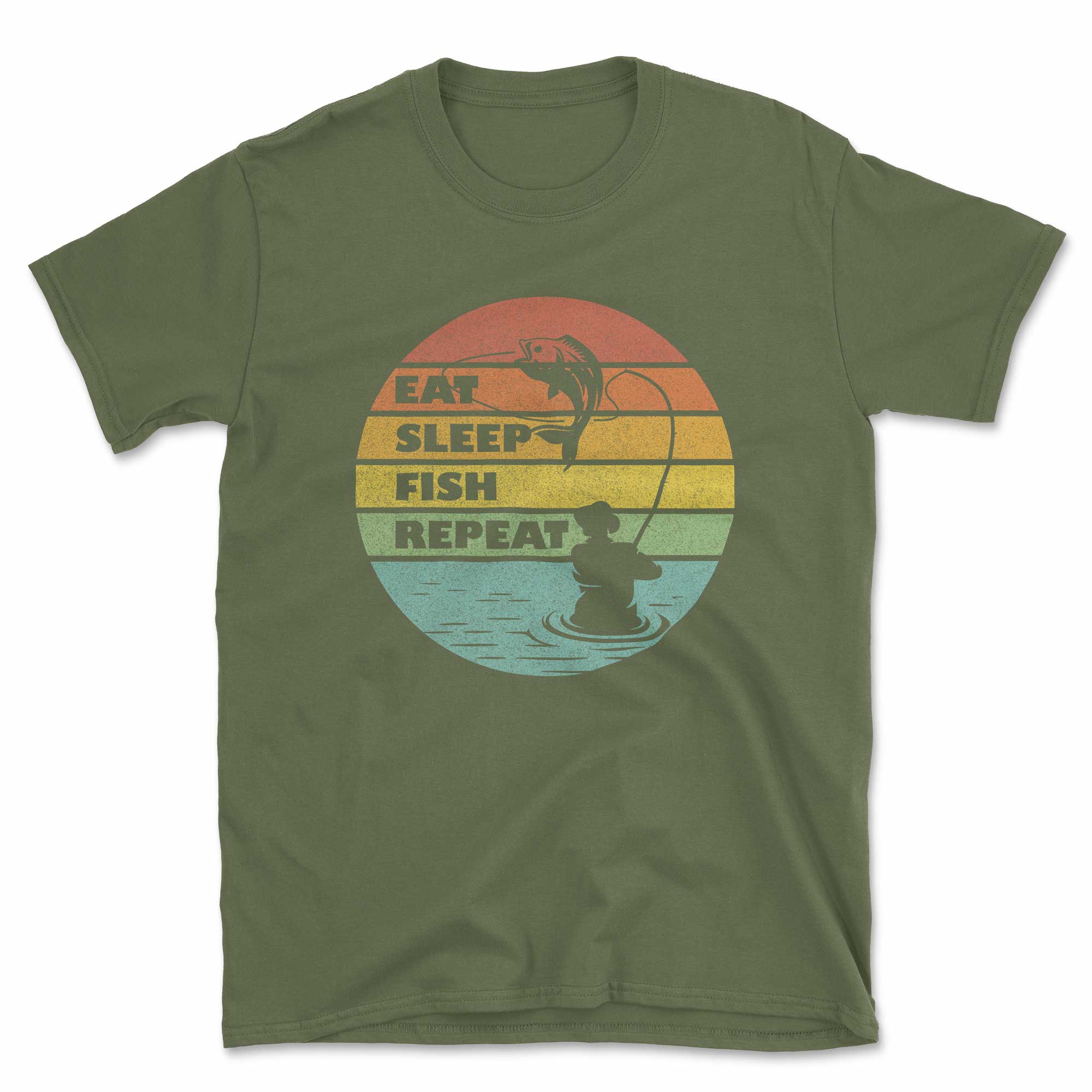 Eat Sleep Fish Repeat T-Shirt