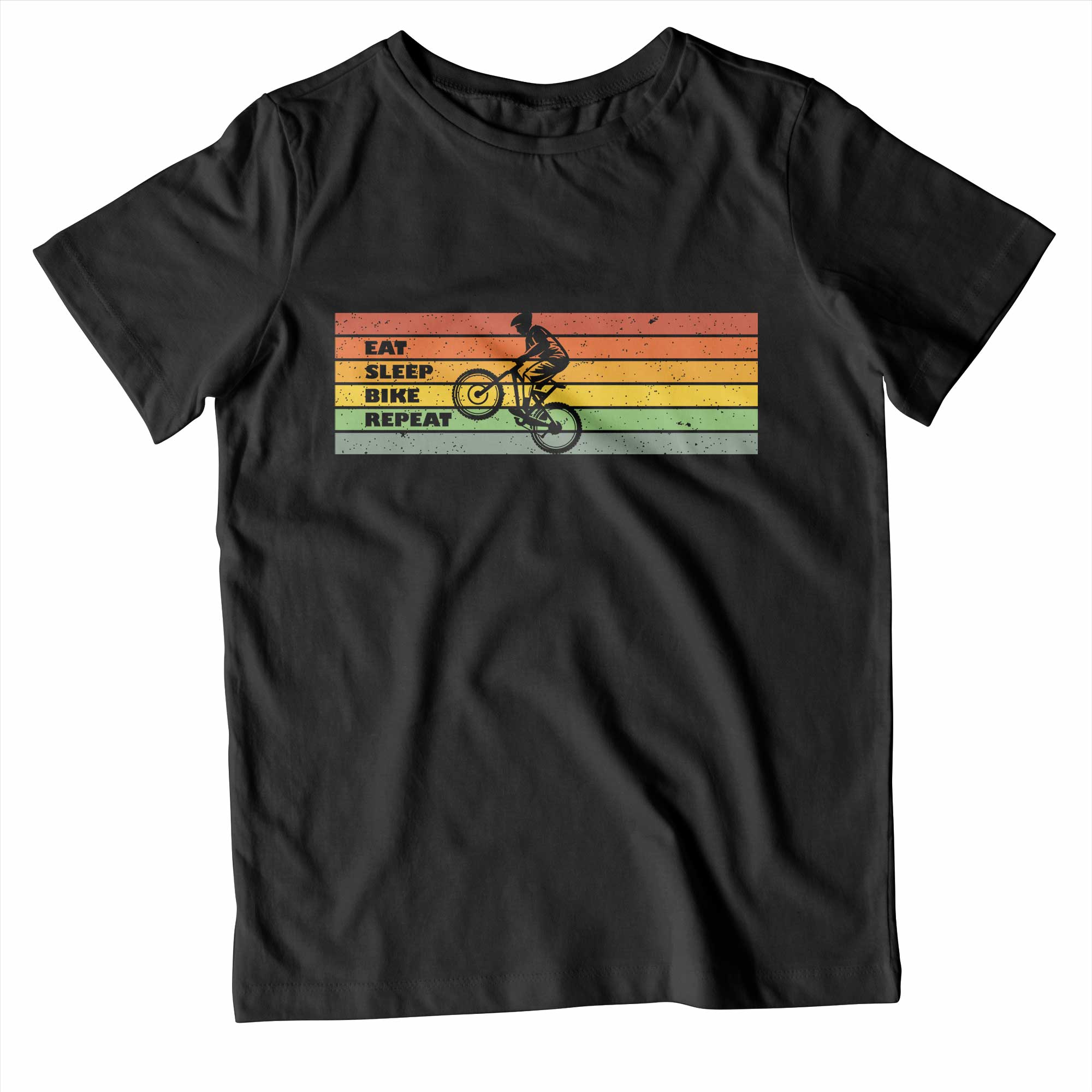 Kids Eat Sleep Bike Repeat T-Shirt