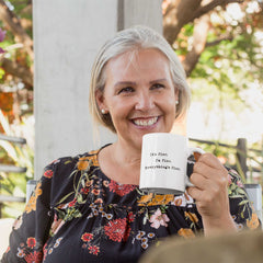 It's fine. I'm fine. Everything's fine. Mug