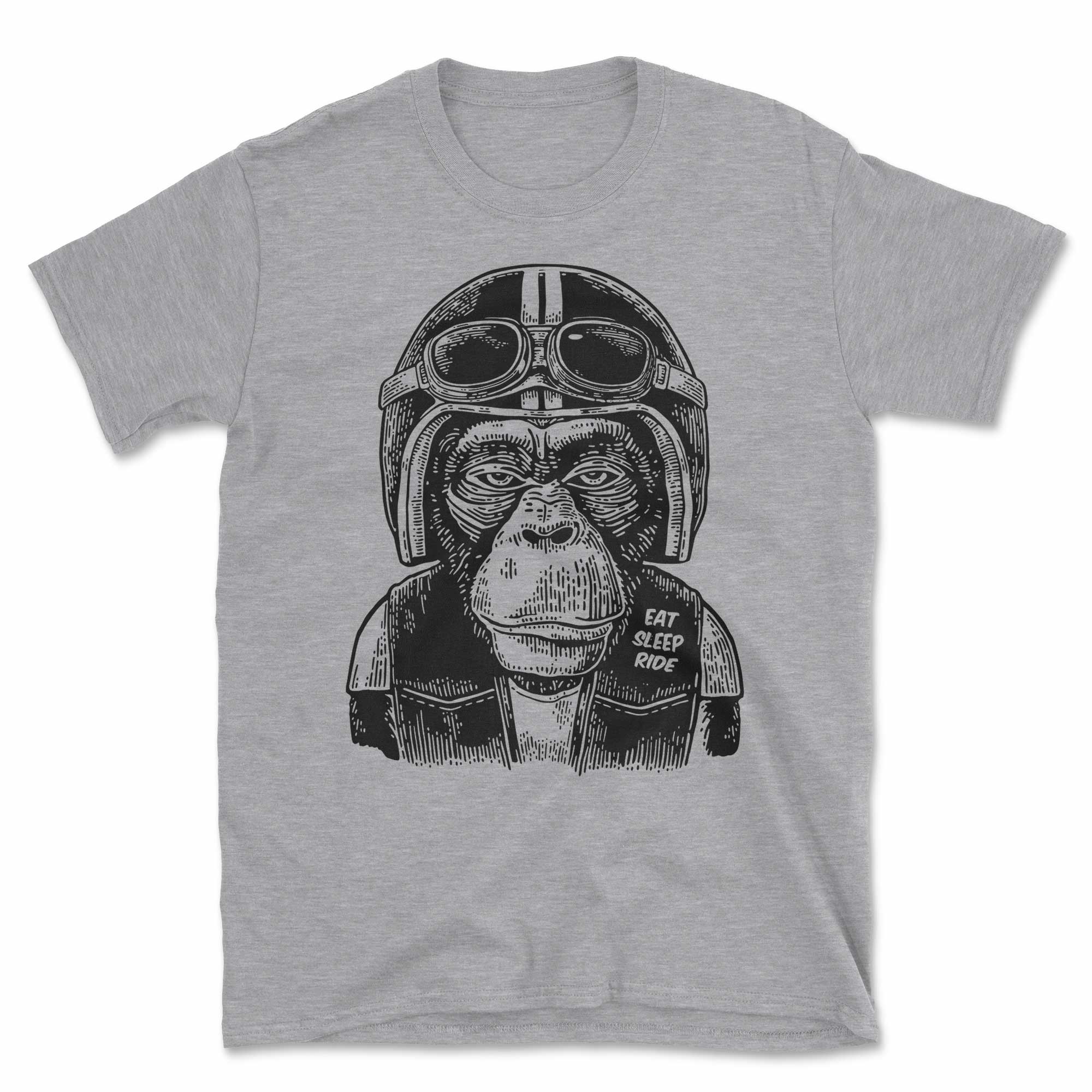 Monkey Biker T-Shirt