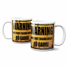 Warning May Start Talking About OO Gauge Mug