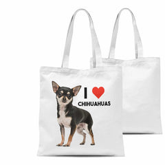 I Heart Chihuahuas Tote Bag