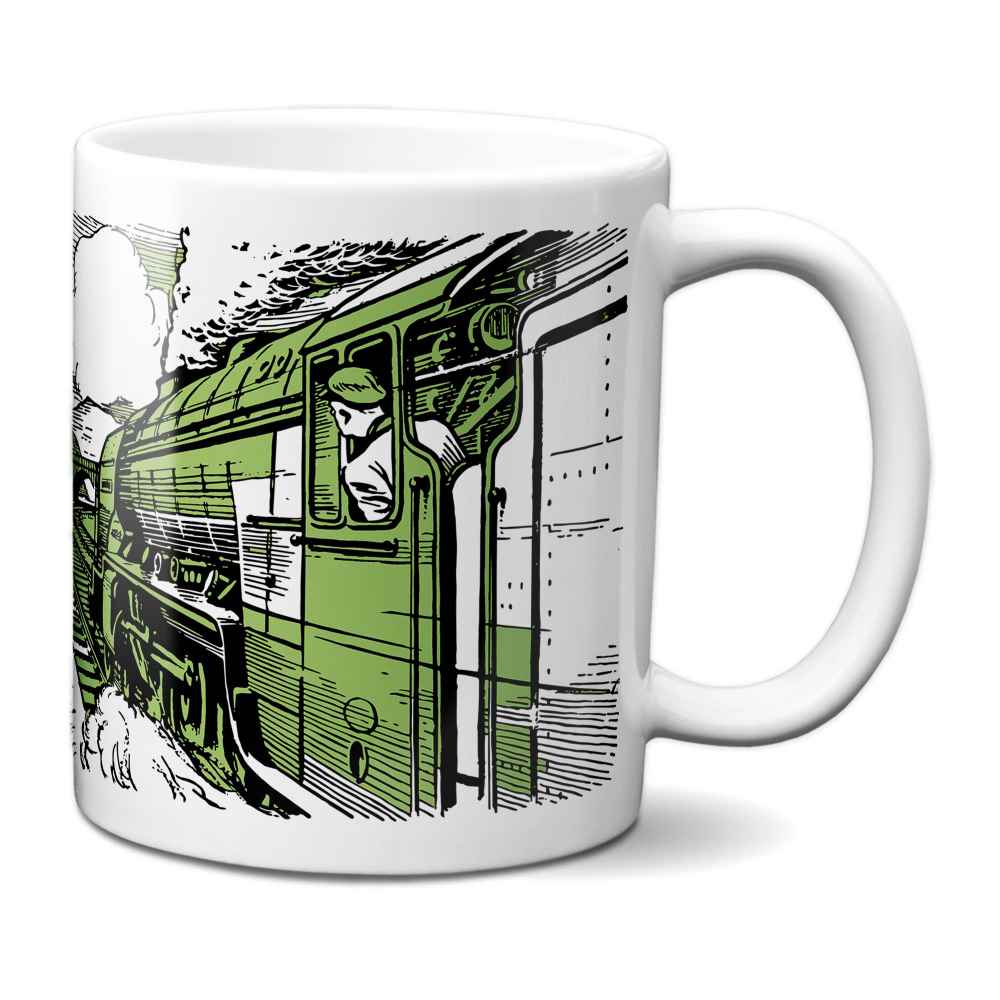 Retro Steam Train Mug