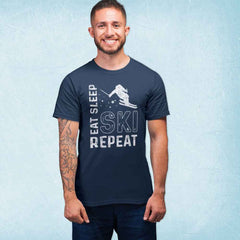 Eat Sleep Ski Repeat T-Shirt