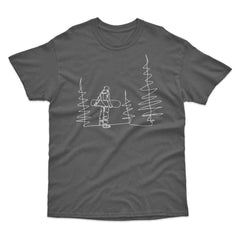 Snowboard Line Drawing T-Shirt