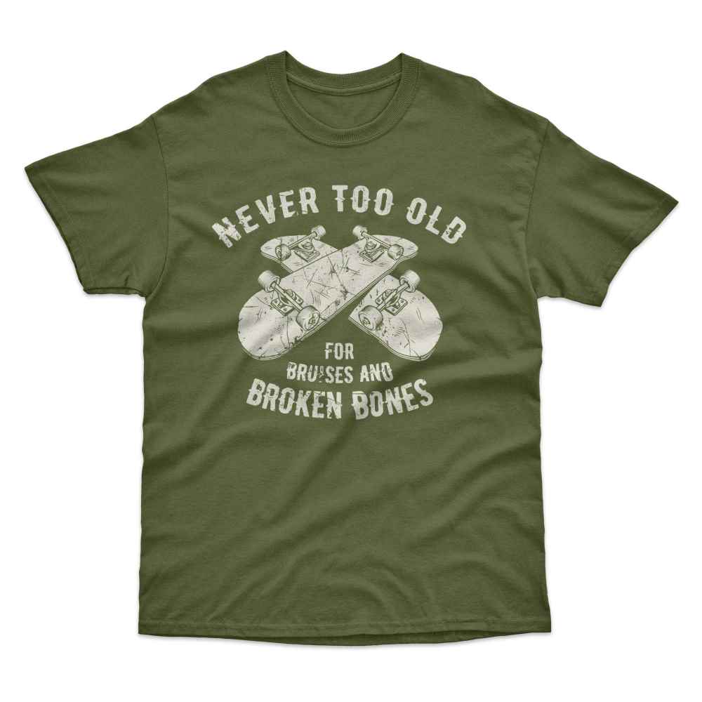 Never Too Old Skateboard T-Shirt