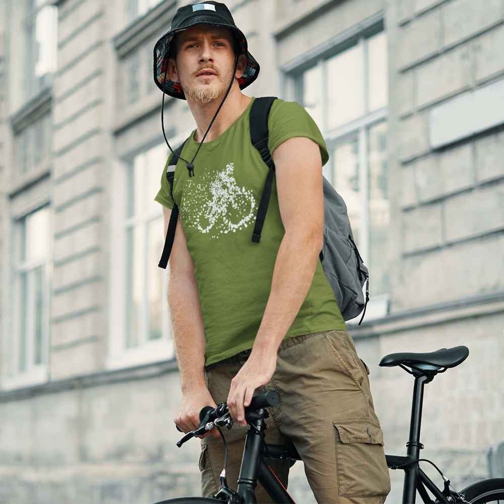 Particle Dot Cyclist T-Shirt
