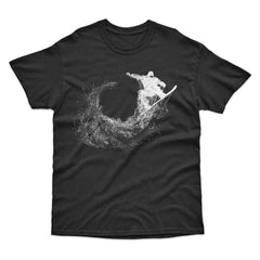 Particle Dot Snowboarder T-Shirt