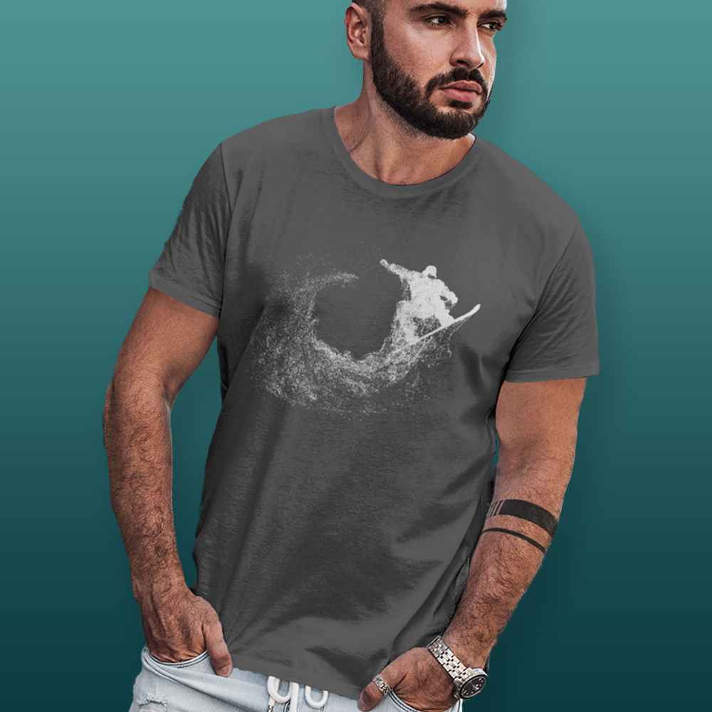 Particle Dot Snowboarder T-Shirt