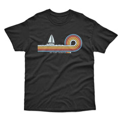 Retro Lines Sailboat T-Shirt