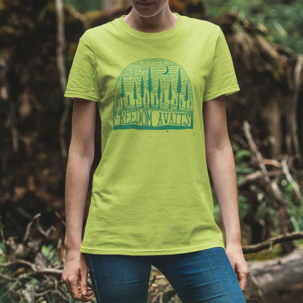 Women's Freedom Awaits T Shirt