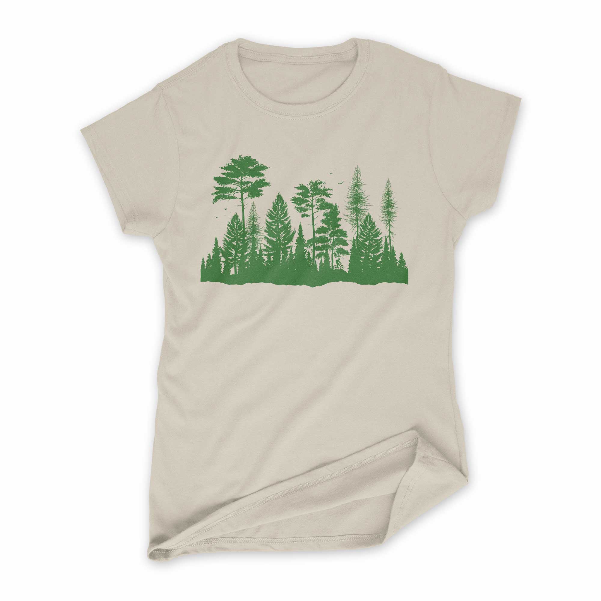 Women's Forest Mountain Biker T-Shirt