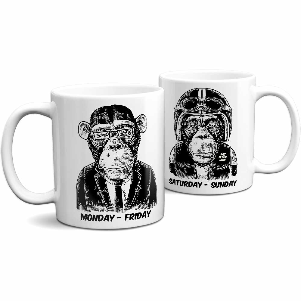 Monday - Friday Biker Mug