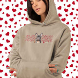 Frenchie Hearts Hoodie