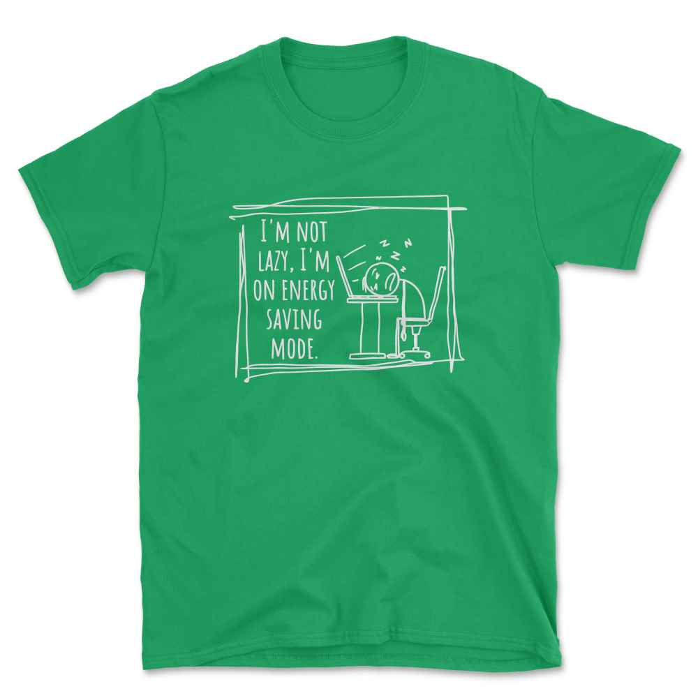Stick Man Energy Saving Mode T-Shirt