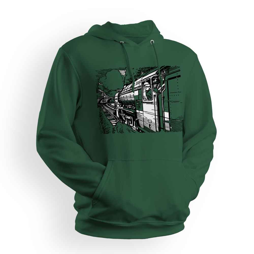 Retro Steam Train Hoodie
