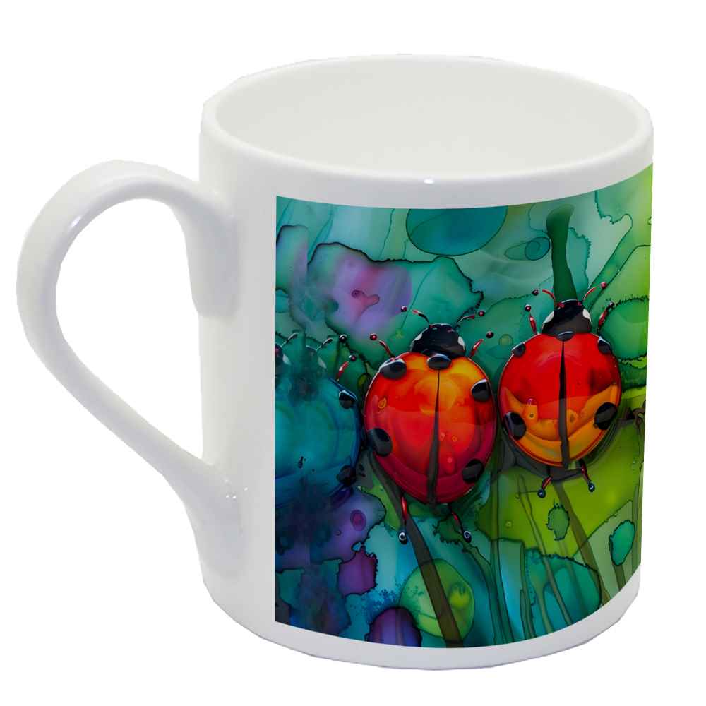 Colourful Ladybirds Mug