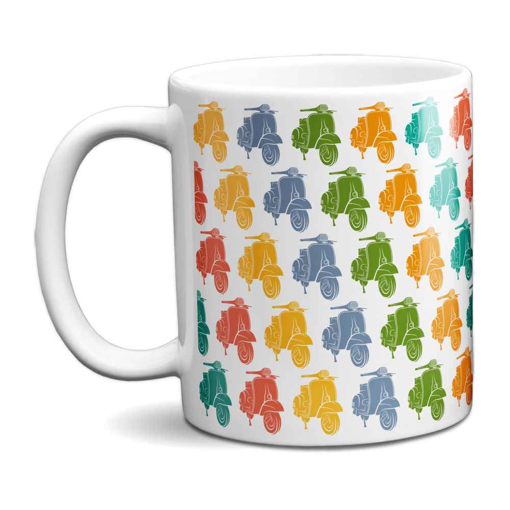 Colourful Scooters Mug