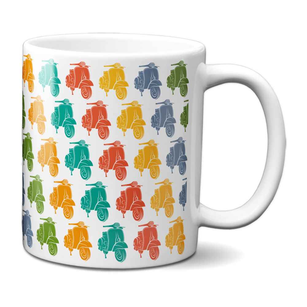 Colourful Scooters Mug