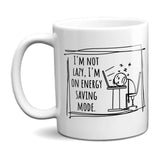 Stick Man Energy Saving Mode Mug