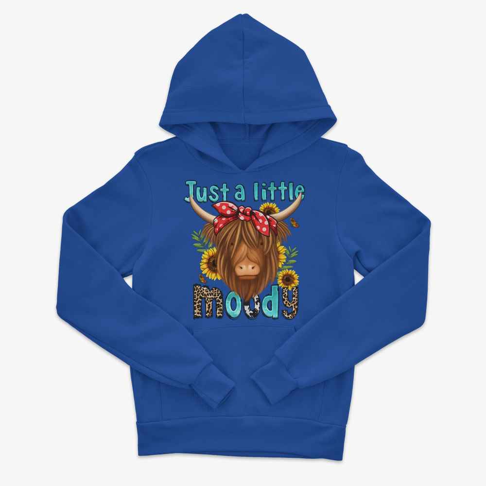 Kids Just A Little Moody Hoodie