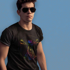 Rainbow Vitruvian Man T-Shirt