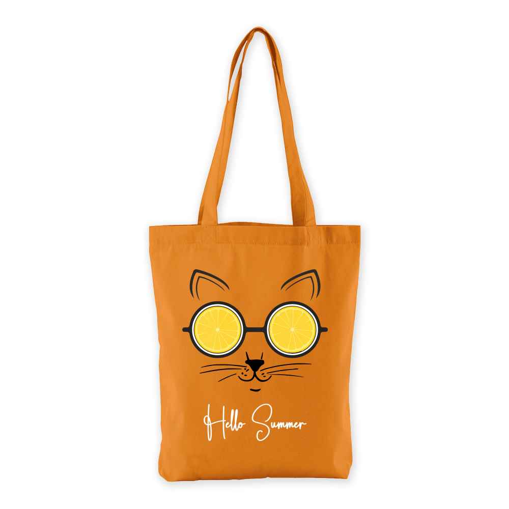 Hello Summer Cat EarthAware Tote Bag