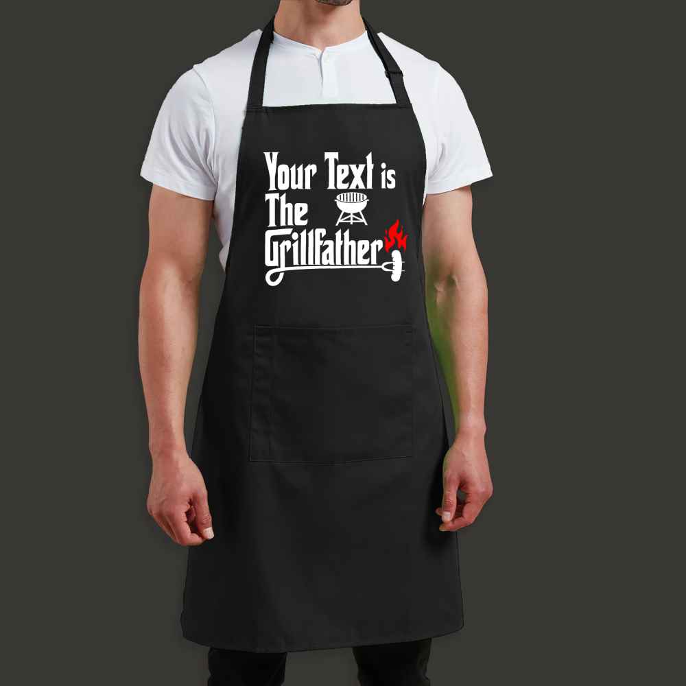 Personalised The Grillfather Pocket Apron