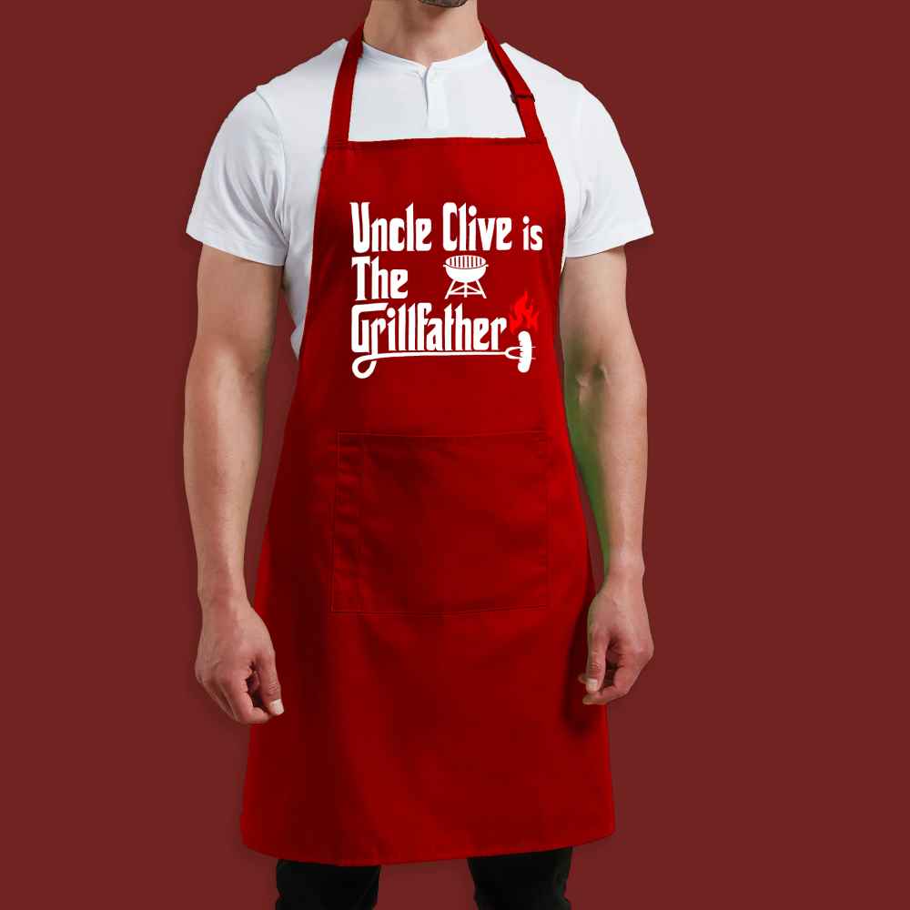 Personalised The Grillfather Pocket Apron