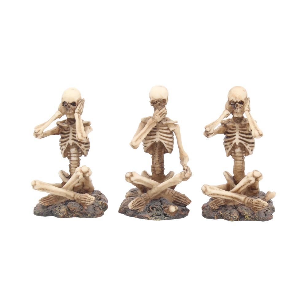 See No, Hear No, Speak No 3 Wise Skeletons