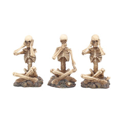 See No, Hear No, Speak No 3 Wise Skeletons