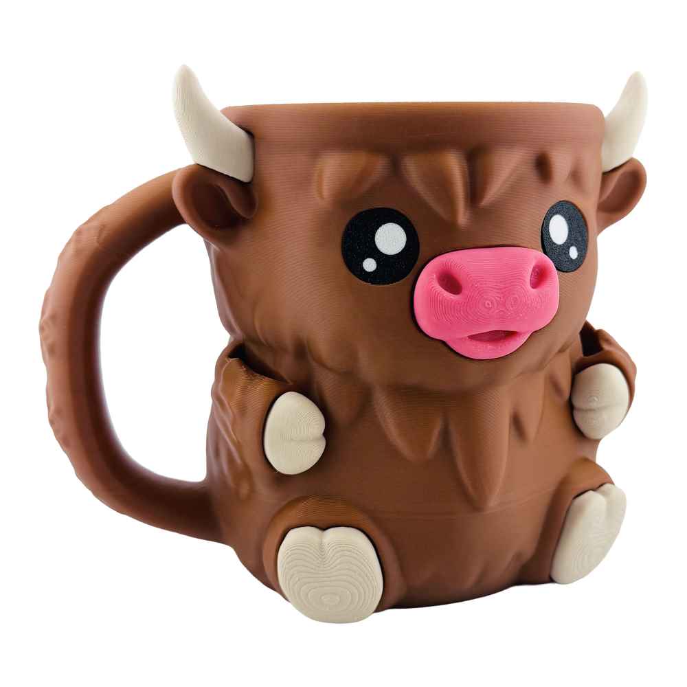 Highland Cow Ice Cream Tub Holder