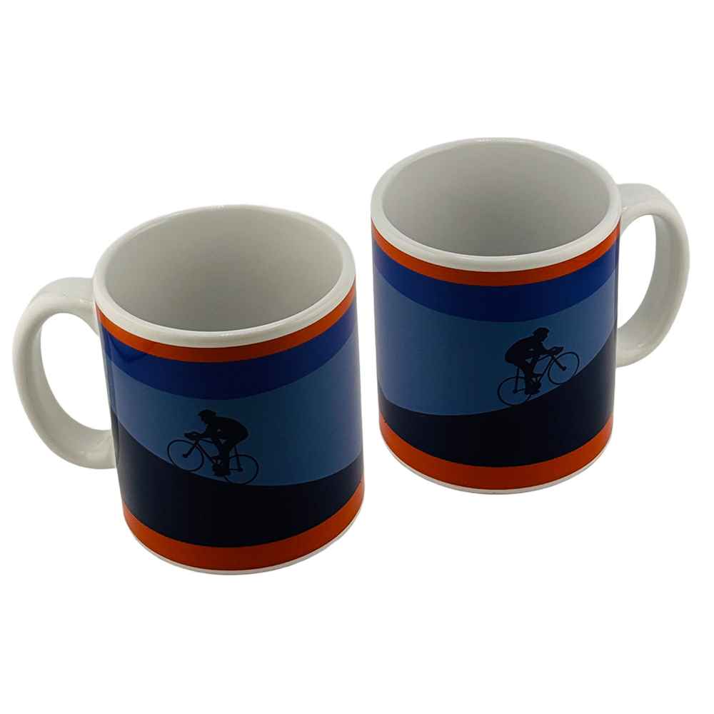 Hill Climb Bicycle Mug & Matching Socks Gift Box