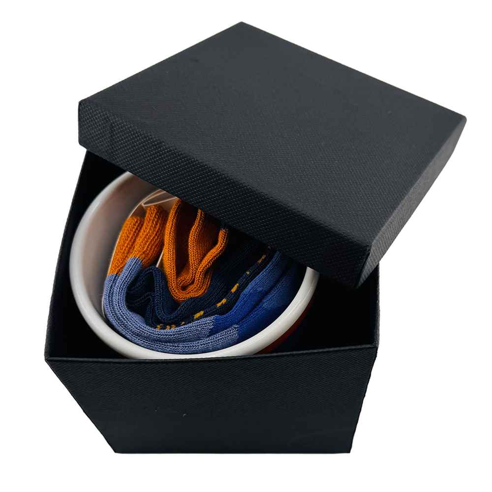 Hill Climb Bicycle Mug & Matching Socks Gift Box