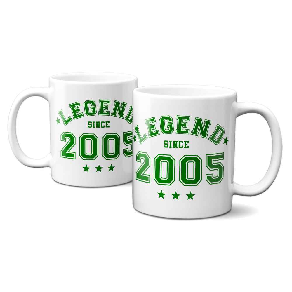 Legend Since 2005 Mug - 21st Birthday