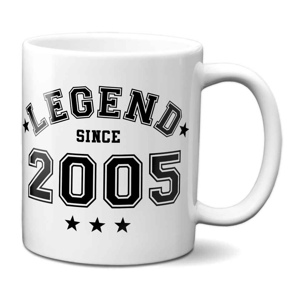 Legend Since 2005 Mug - 21st Birthday
