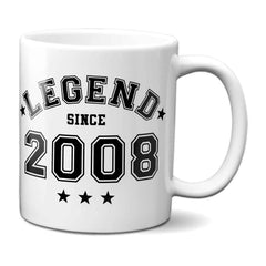 Legend Since 2008 Mug - 18th Birthday