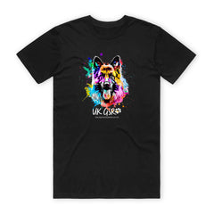 Paint Splash German Shepherd T-Shirt