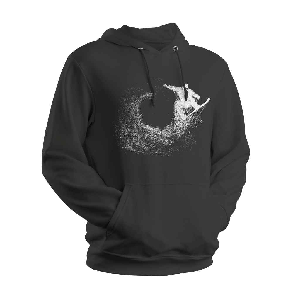 Particle Dot Snowboarder Hoodie