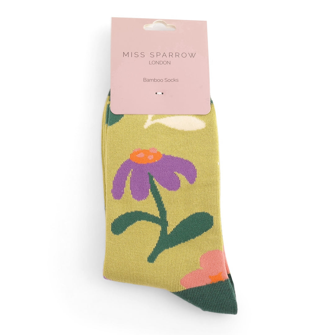 Retro Floral Socks