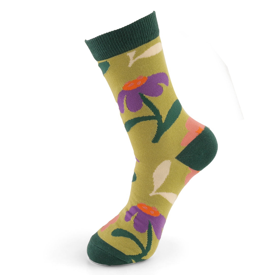 Retro Floral Socks