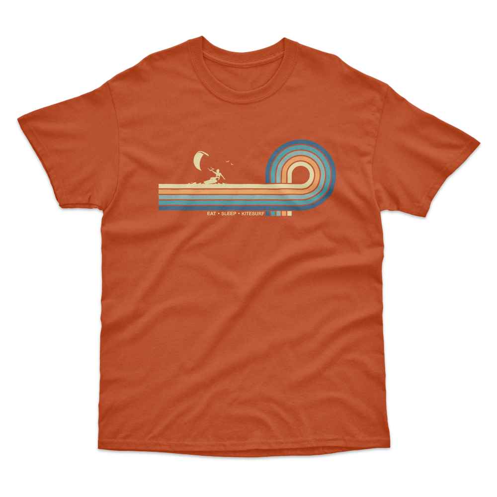 Retro Lines Kitesurf T-Shirt