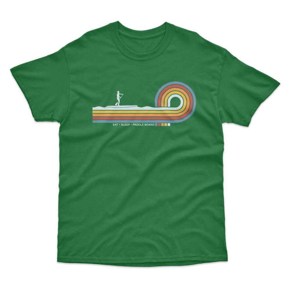Retro Lines Paddle Board T-Shirt