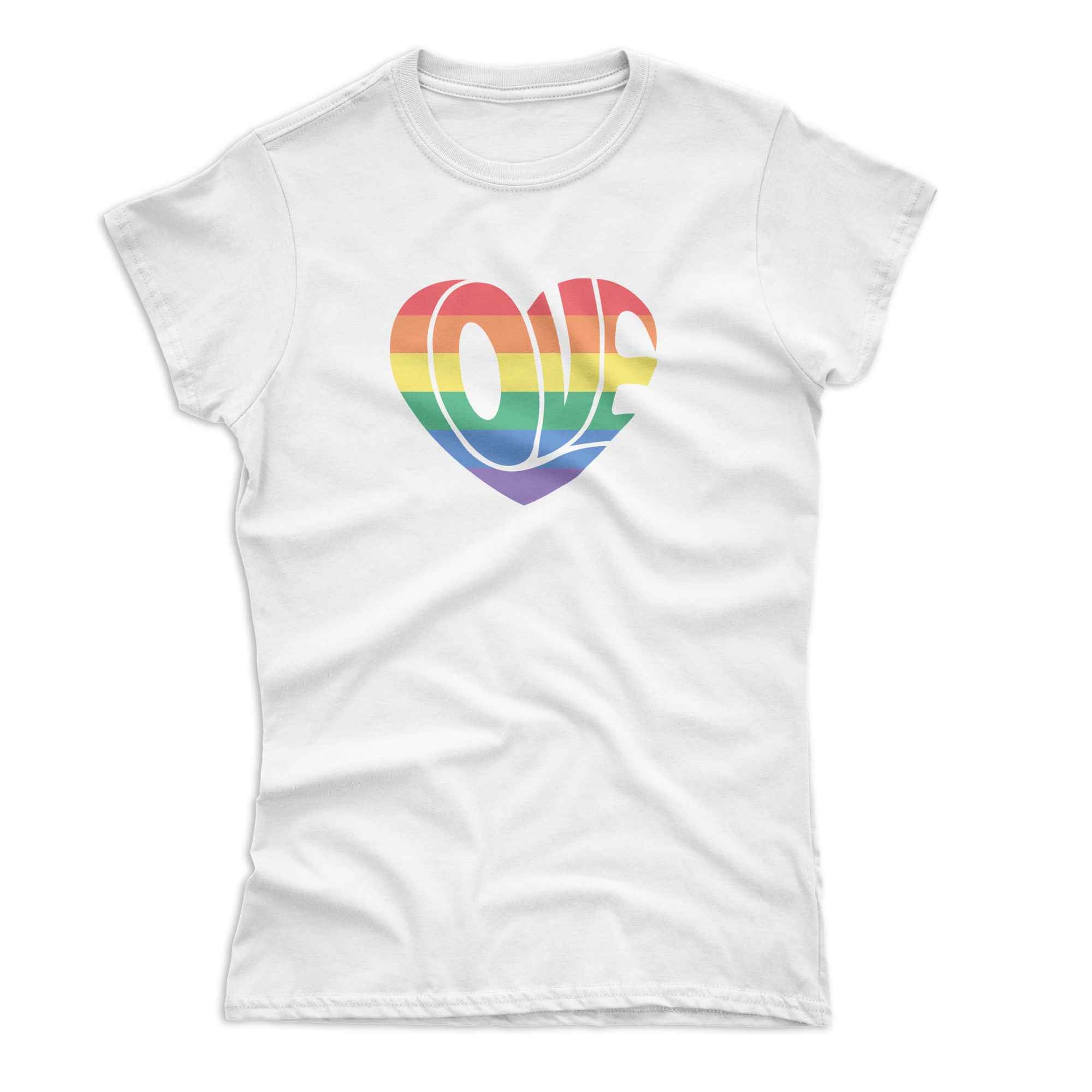 Women's Love Heart T-Shirt