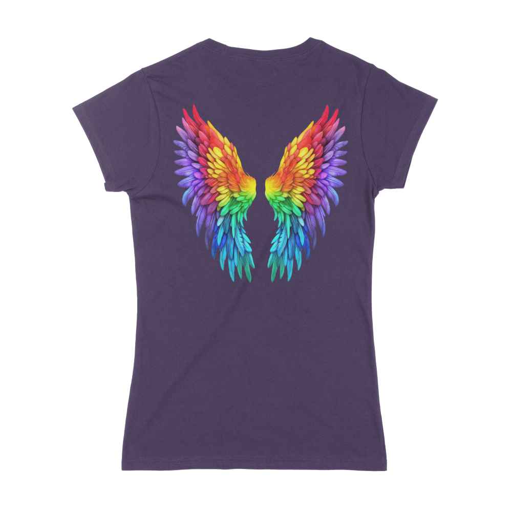 Women's Rainbow Wings T-Shirt