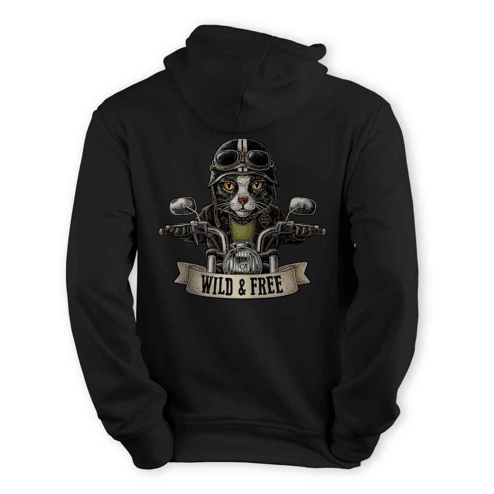 Biker Cat Hoodie