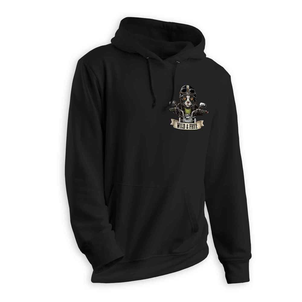 Biker Cat Hoodie