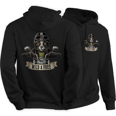 Biker Cat Hoodie