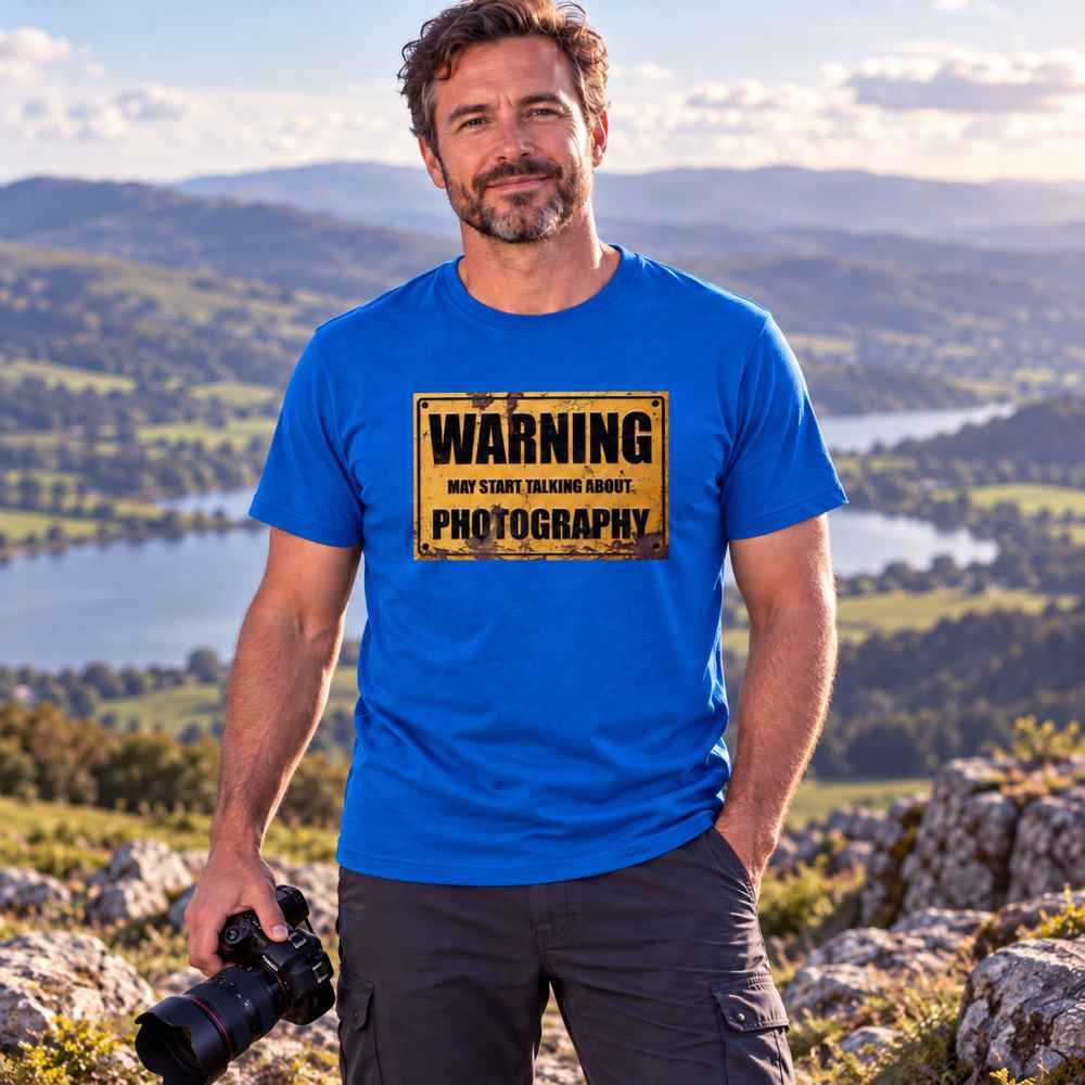 Warning Talking Photography T-Shirt