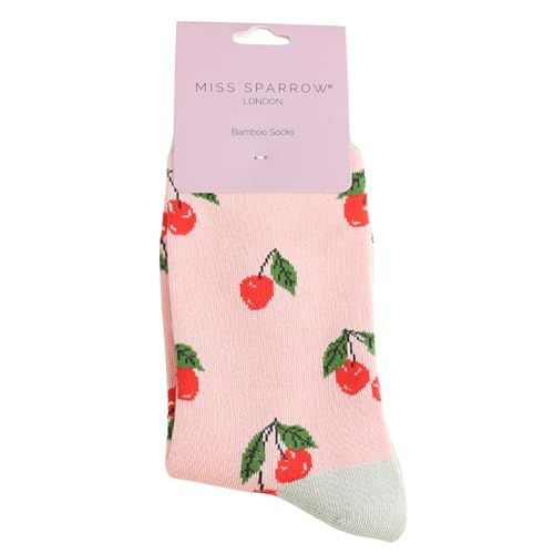 Miss Sparrow Cherries Socks (Women)